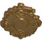 Ekena Millwork Kinsley Flowing Leaf Ceiling Medallion, Hand-Painted Pale Gold, 30 3/8"W x 20 3/4"H x 1"P CM30KIPAS - alternate 3